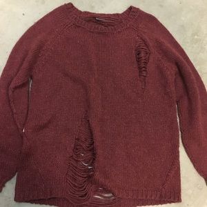 Urban Outfitters Wine Sweater M